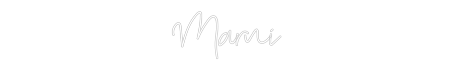 Custom Neon: Marni