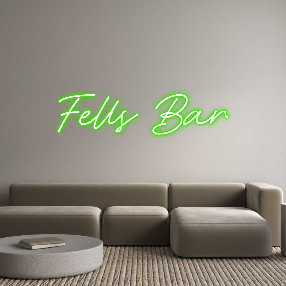 Custom Neon: Fells Bar