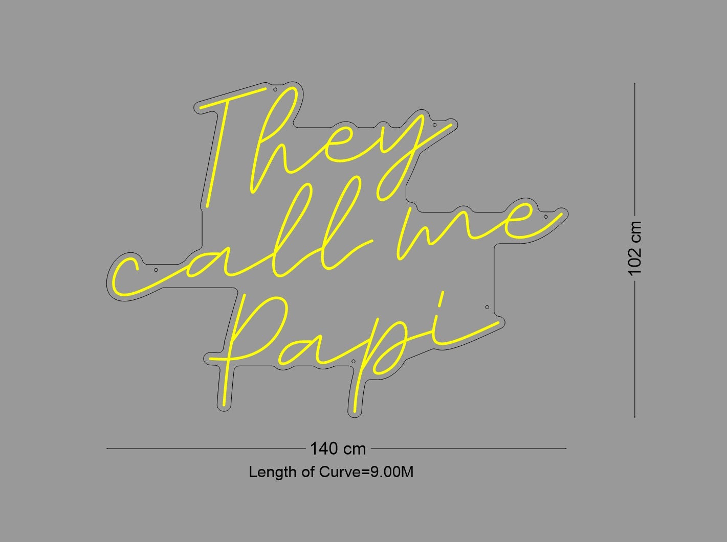 Custom Sign: They call me Papi