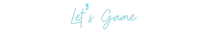 Custom Neon: Let’s Game