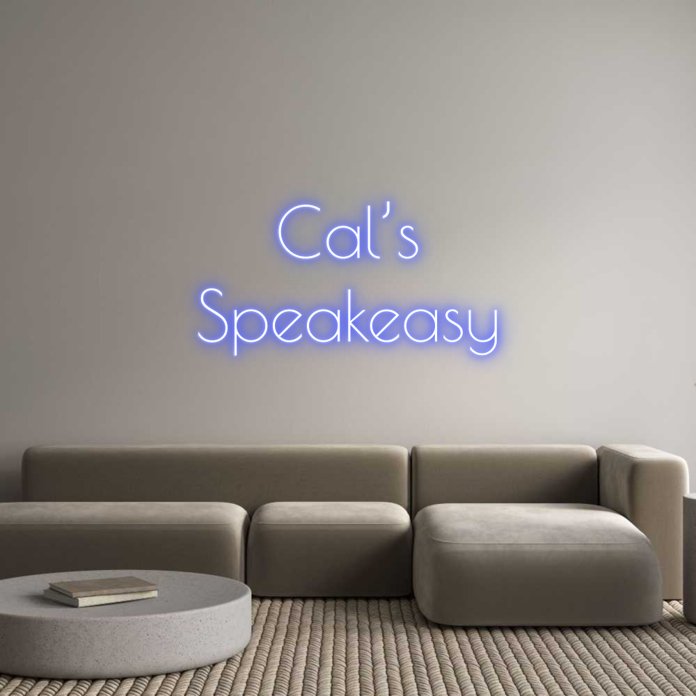 Custom Neon: Cal’s
Speake...