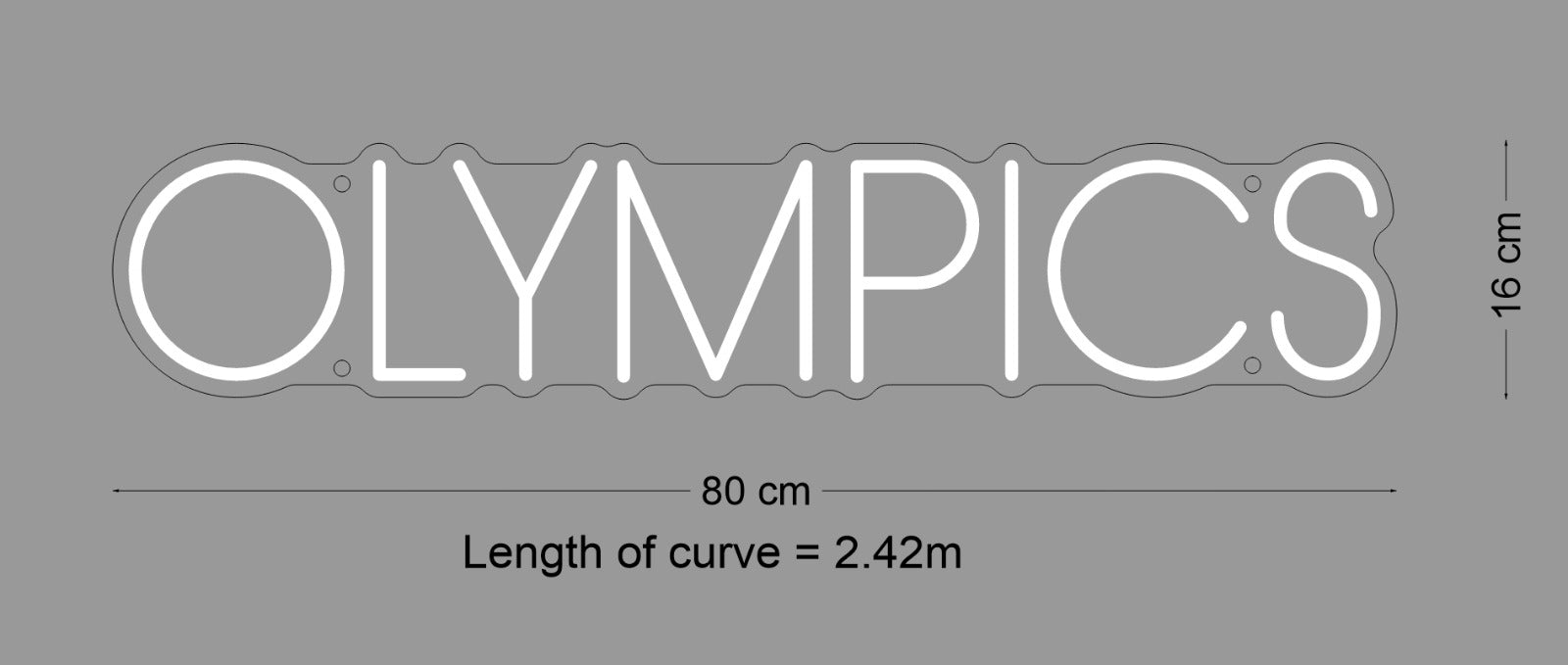 Custom Sign: OLYMPICS