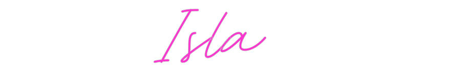 Custom Neon: Isla ❤️