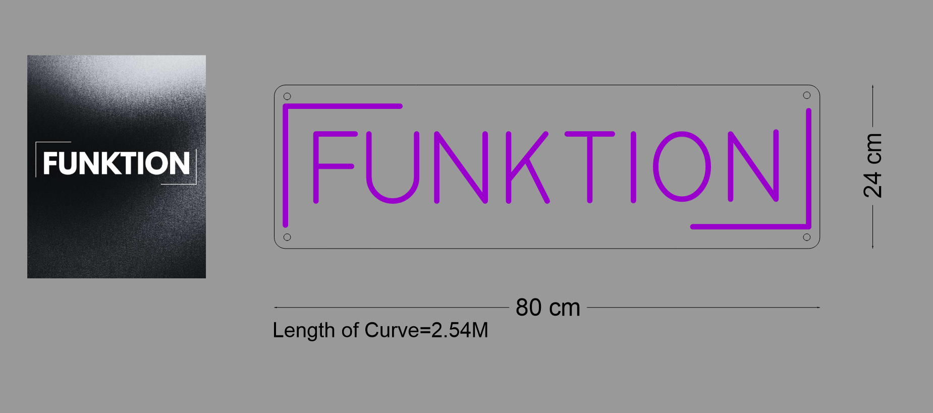 Custom Sign: FUNKTION
