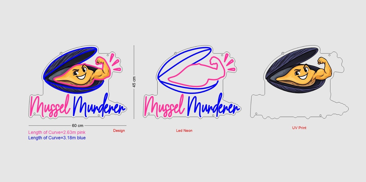 Custom Sign: Mussel Murderer