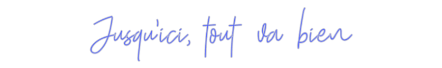 Custom Neon: Jusqu'ici, to...