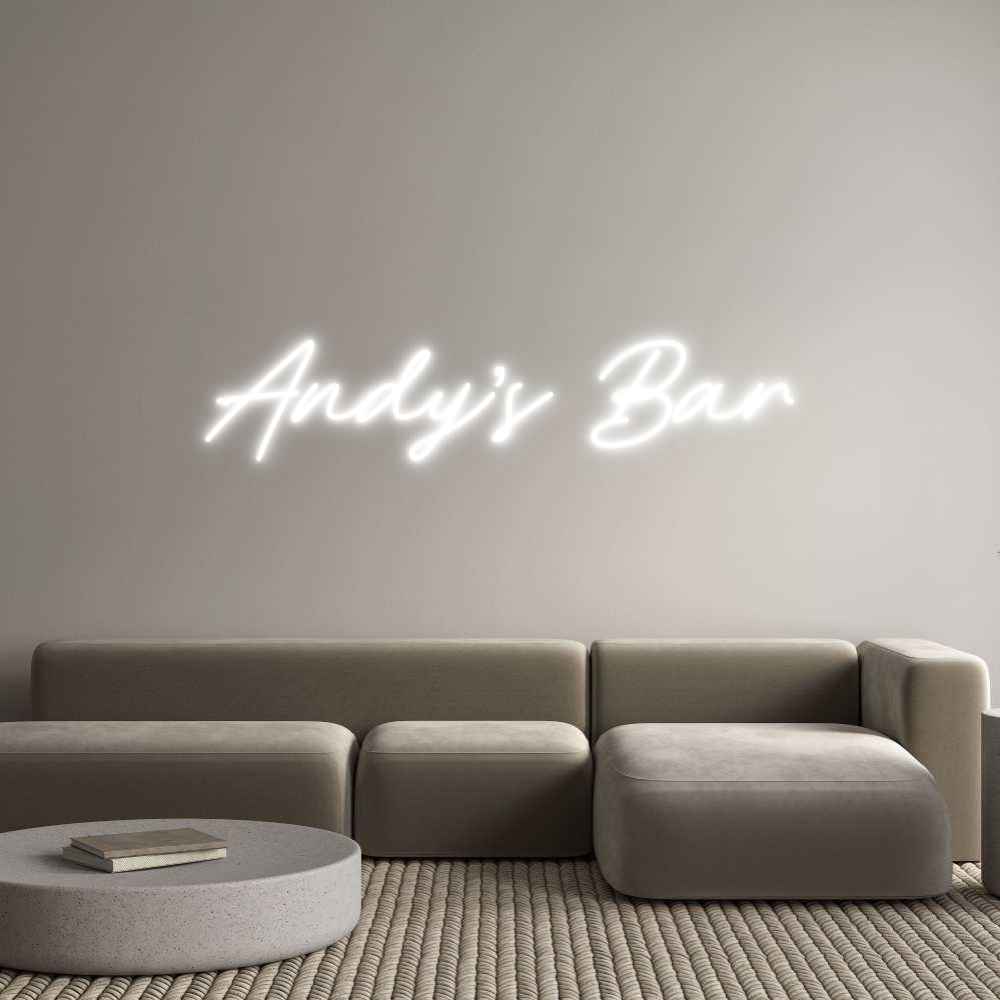 Custom Neon: Andy’s Bar