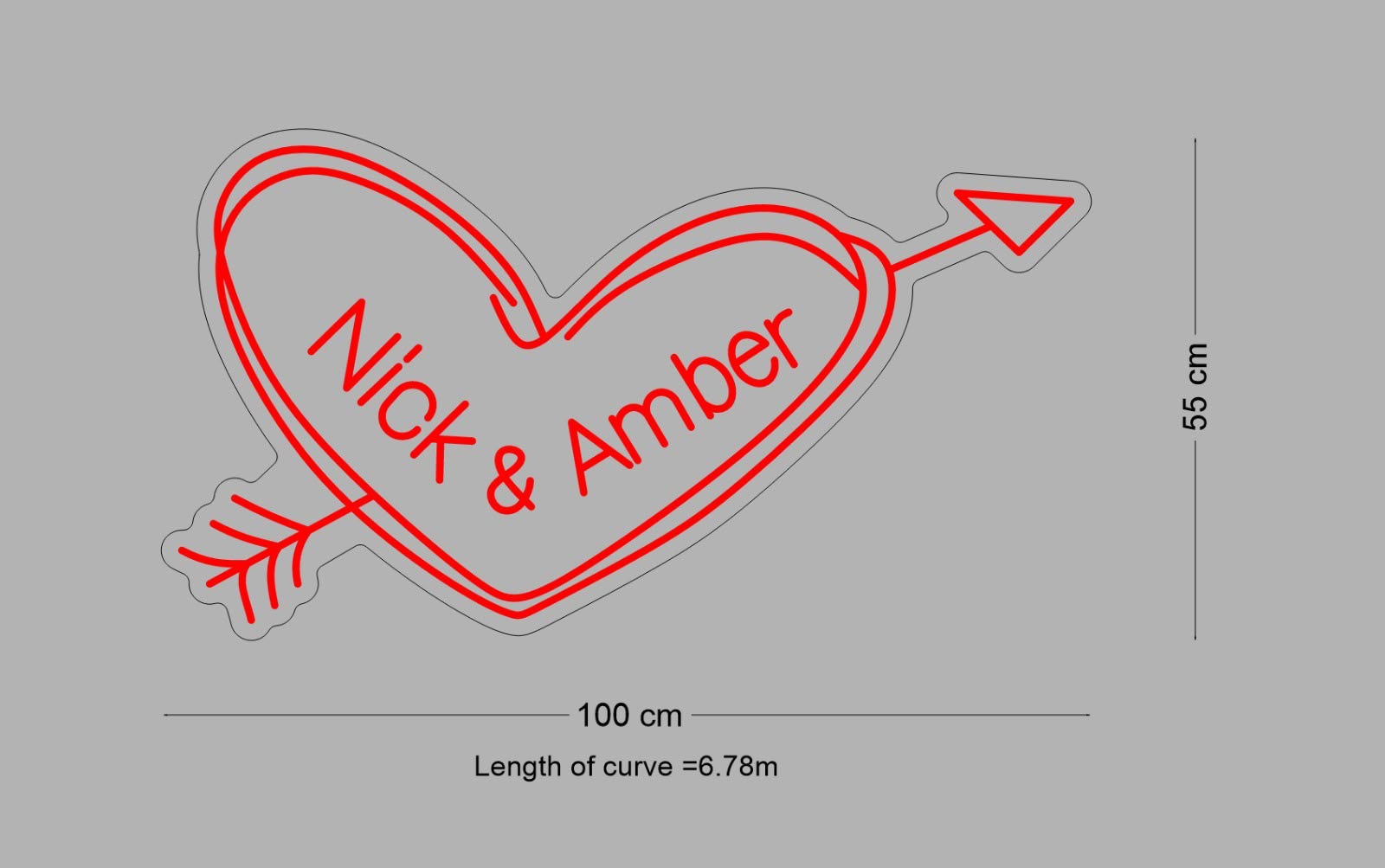 Custom Sign: Nick & Amber
