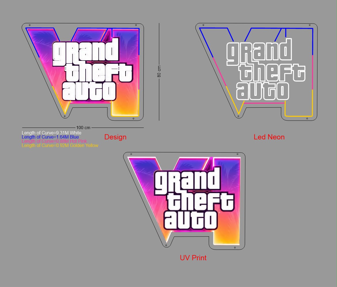 Custom Sign: GTA VI