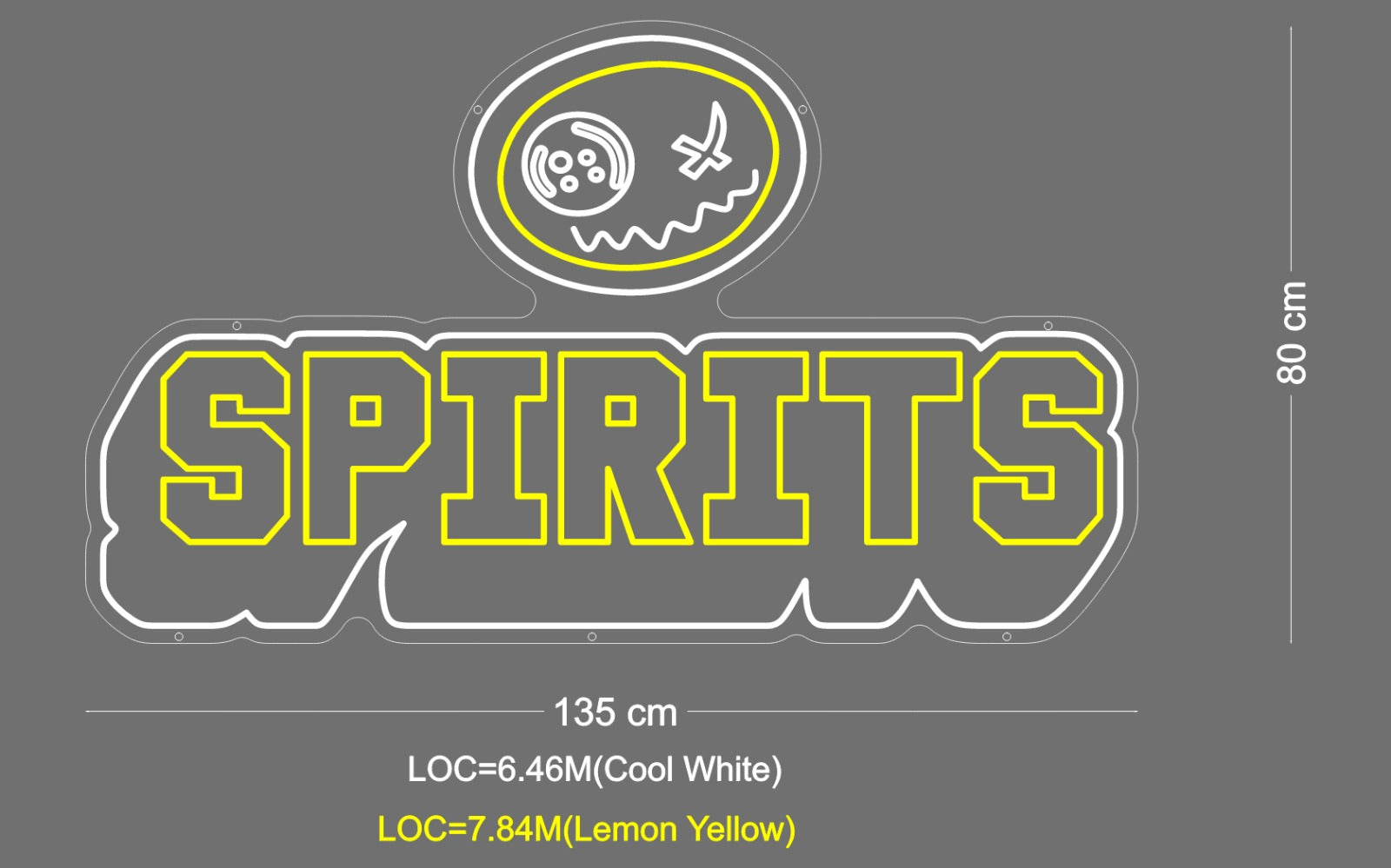 Custom Sign: SPIRITS