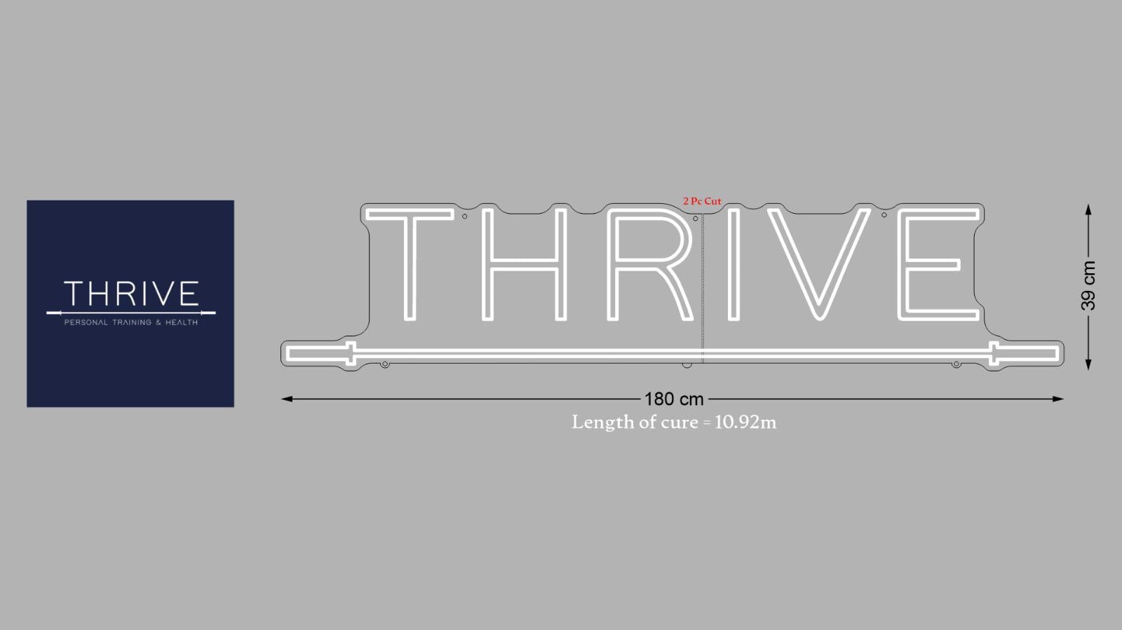Custom Sign: THRIVE