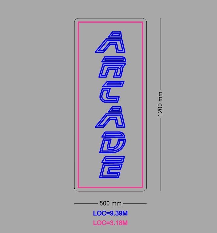 Custom Neon Sign Arcade