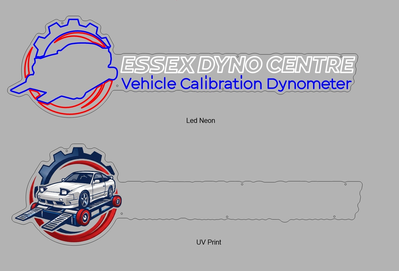 Custom Sign: ESSEX DYNO CENTRE