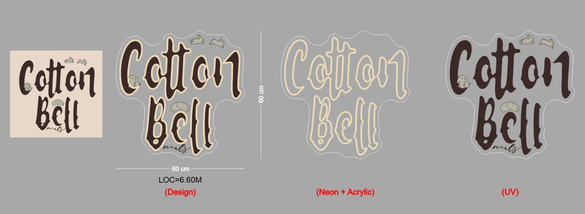 Custom Sign: Cotton Bell