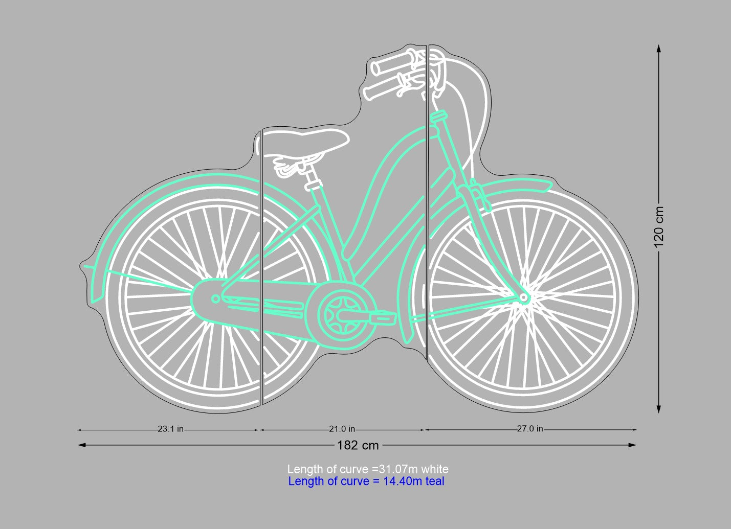 Custom Sign: Cycle