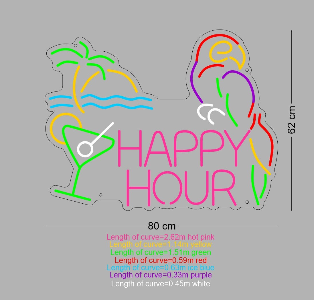 Custom Sign: HAPPY HOUR