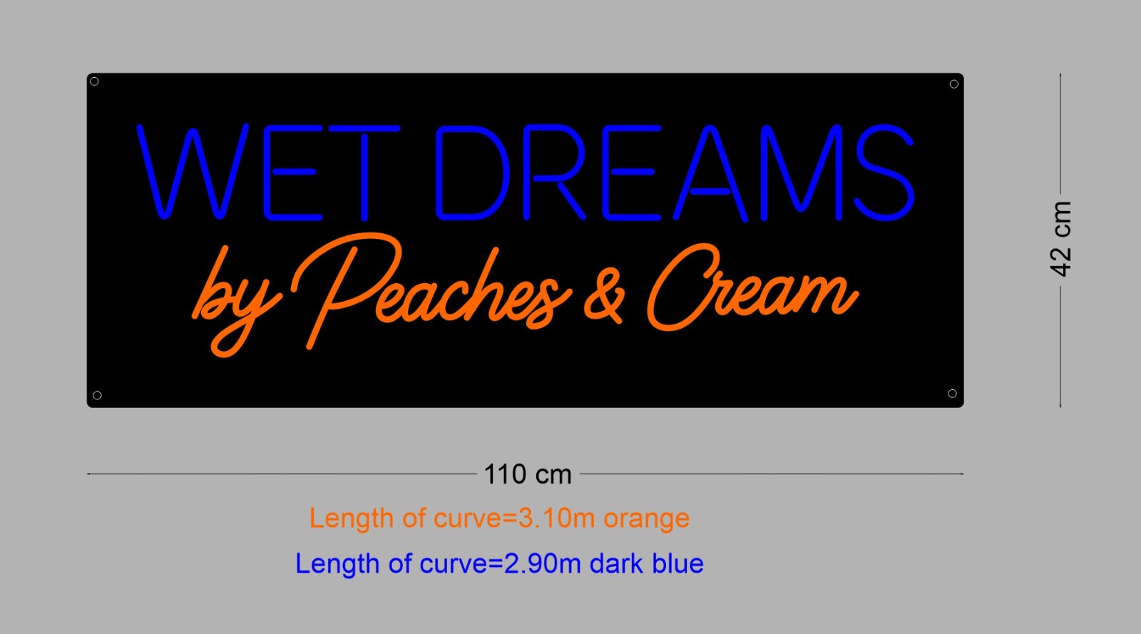 Custom Sign: WET DREAMS