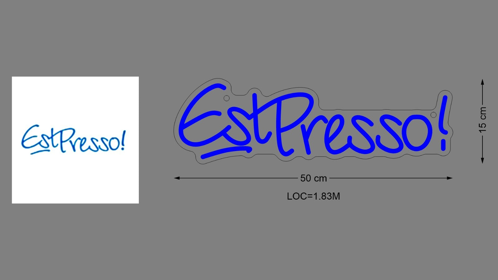 Custom Sign: EstPresso!