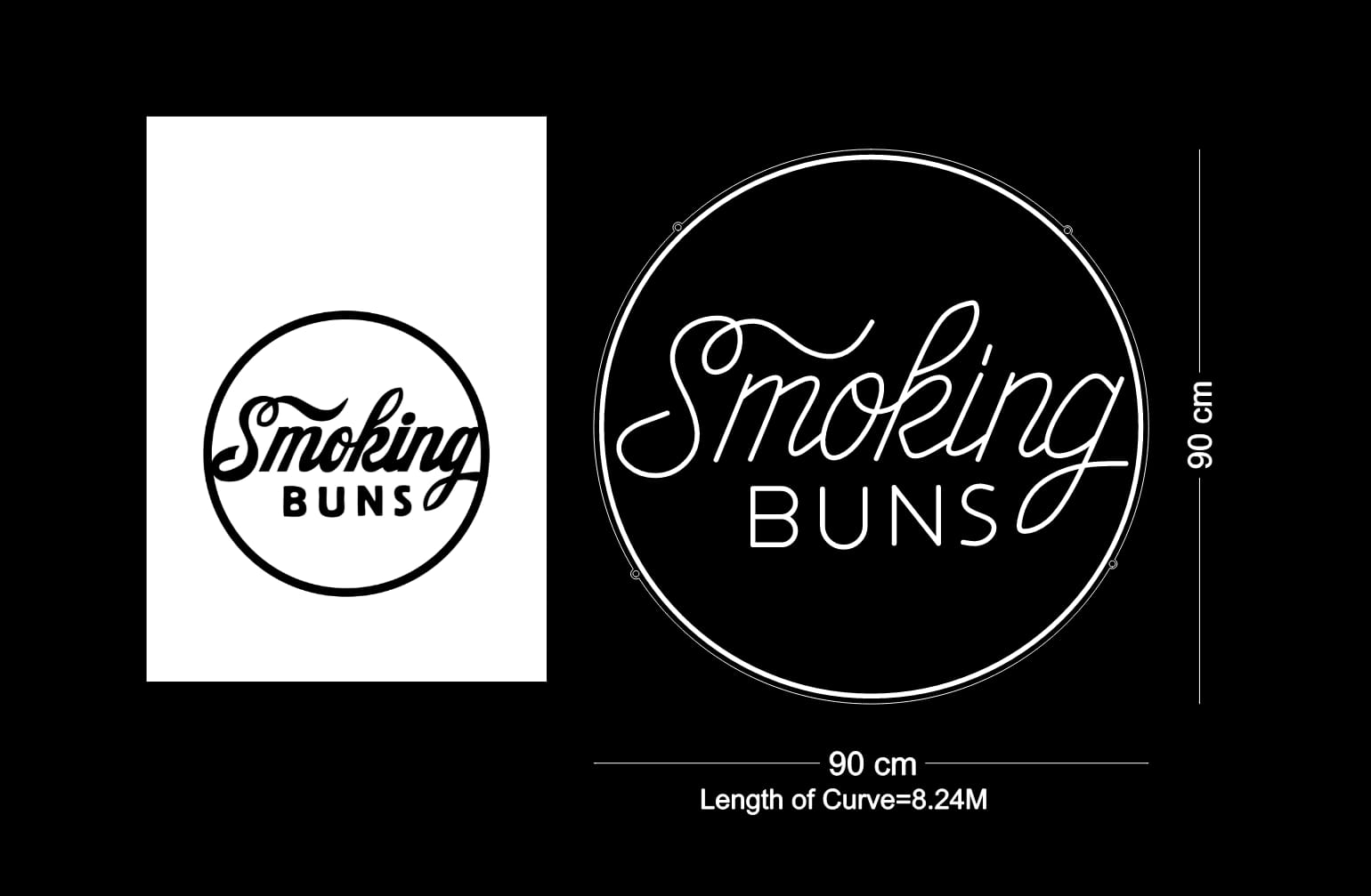 Custom Neon: Smoking BUNS