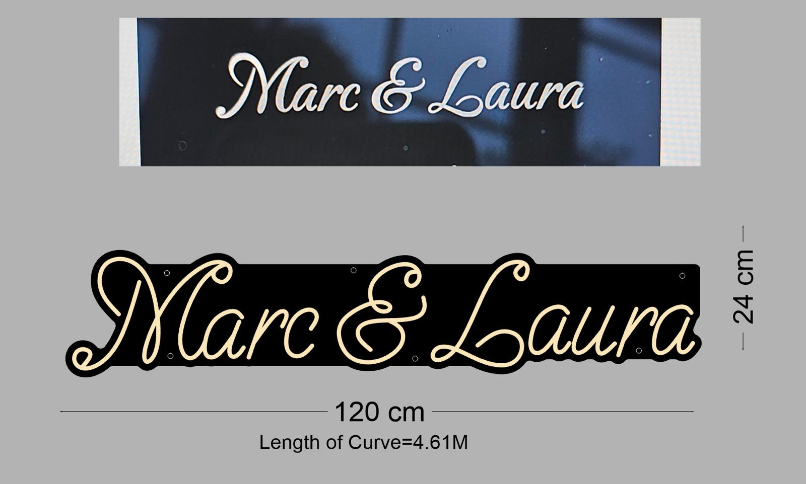 Custom Neon: Marc & Laura