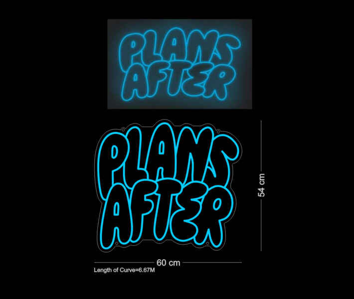 Custom Sign: PLANS AFTER