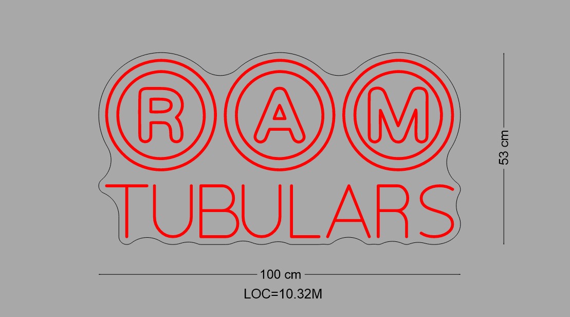 Custom Sign: RAM logo