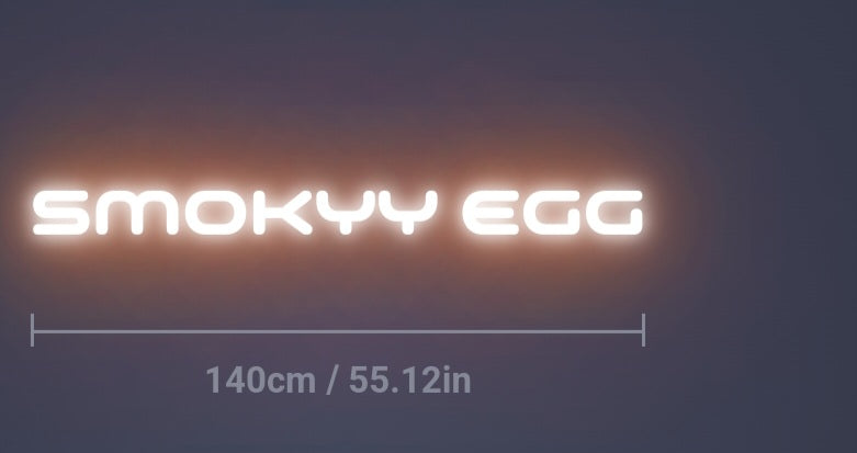 Custom Neon: SMOKEYY EGGS