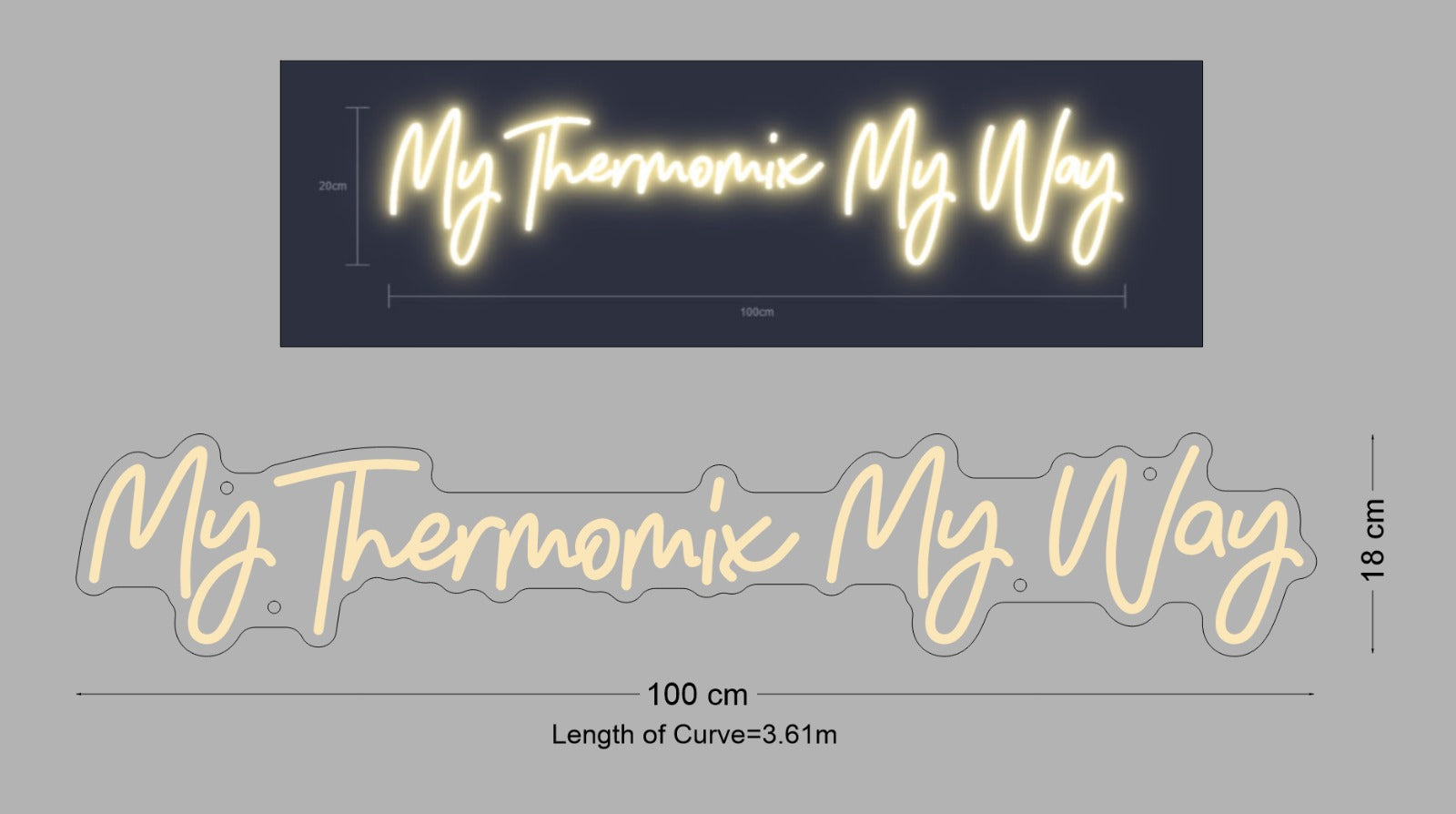Custom Sign: My Thermomix My Way
