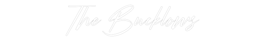 Custom Neon: The Bucklows