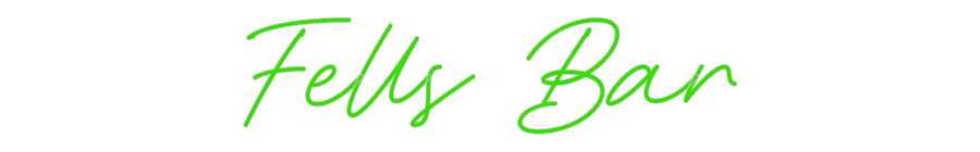 Custom Neon: Fells Bar