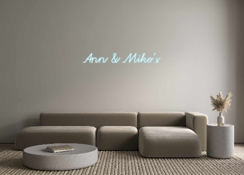 Custom Neon: Ann & Mike’s