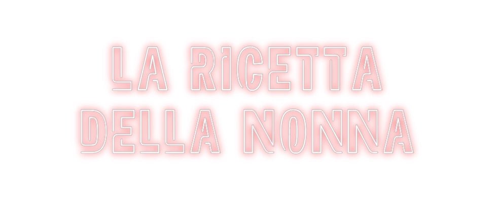 Custom Neon: La ricetta
...