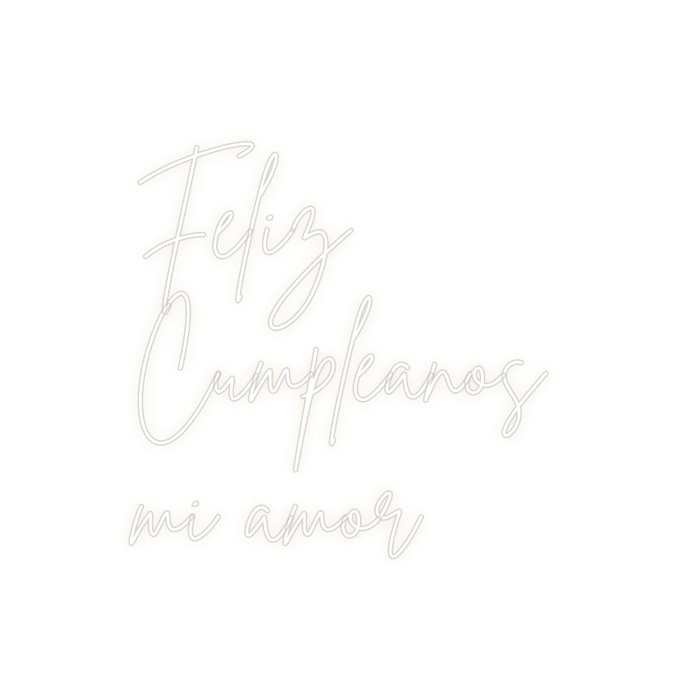 Custom Neon: Feliz
Cumpl...