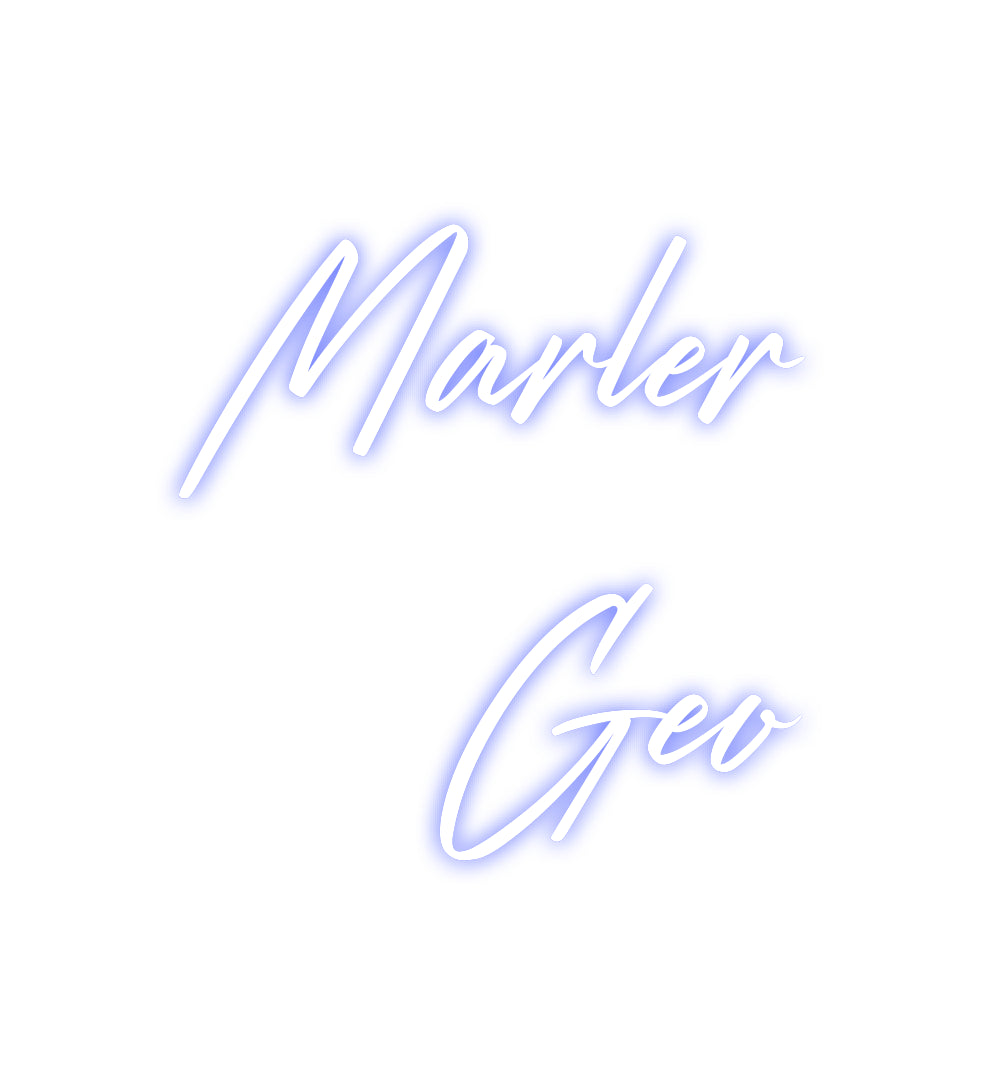 Custom Neon: Marler
Geo