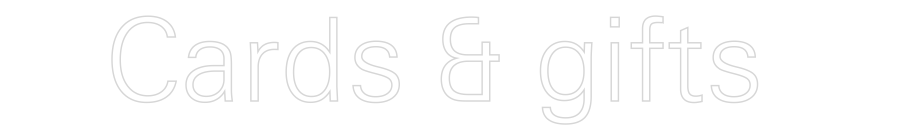 Custom Neon: Cards & gifts