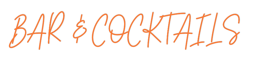 Custom Neon: BAR & COCKTAILS