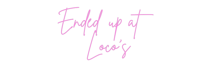Custom Neon: Ended up at 
...