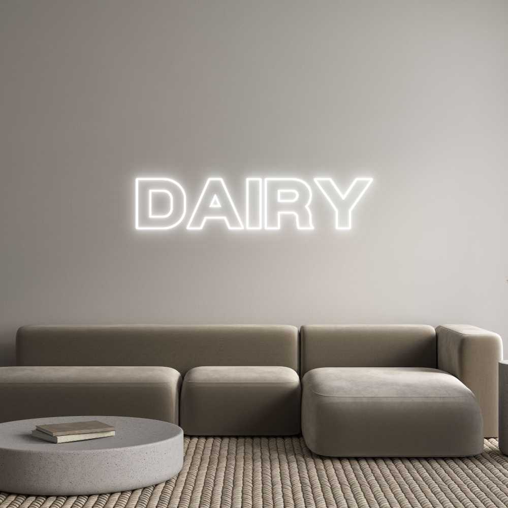 Custom Neon: DAIRY
