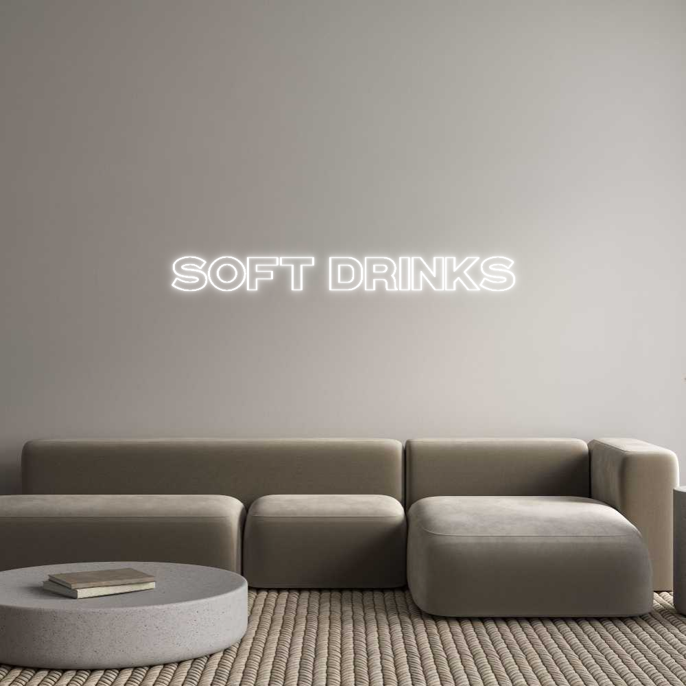 Custom Neon: SOFT DRINKS