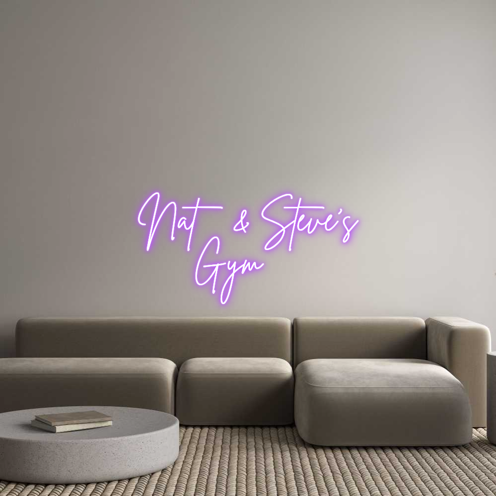 Custom Neon: Nat & Steve's...