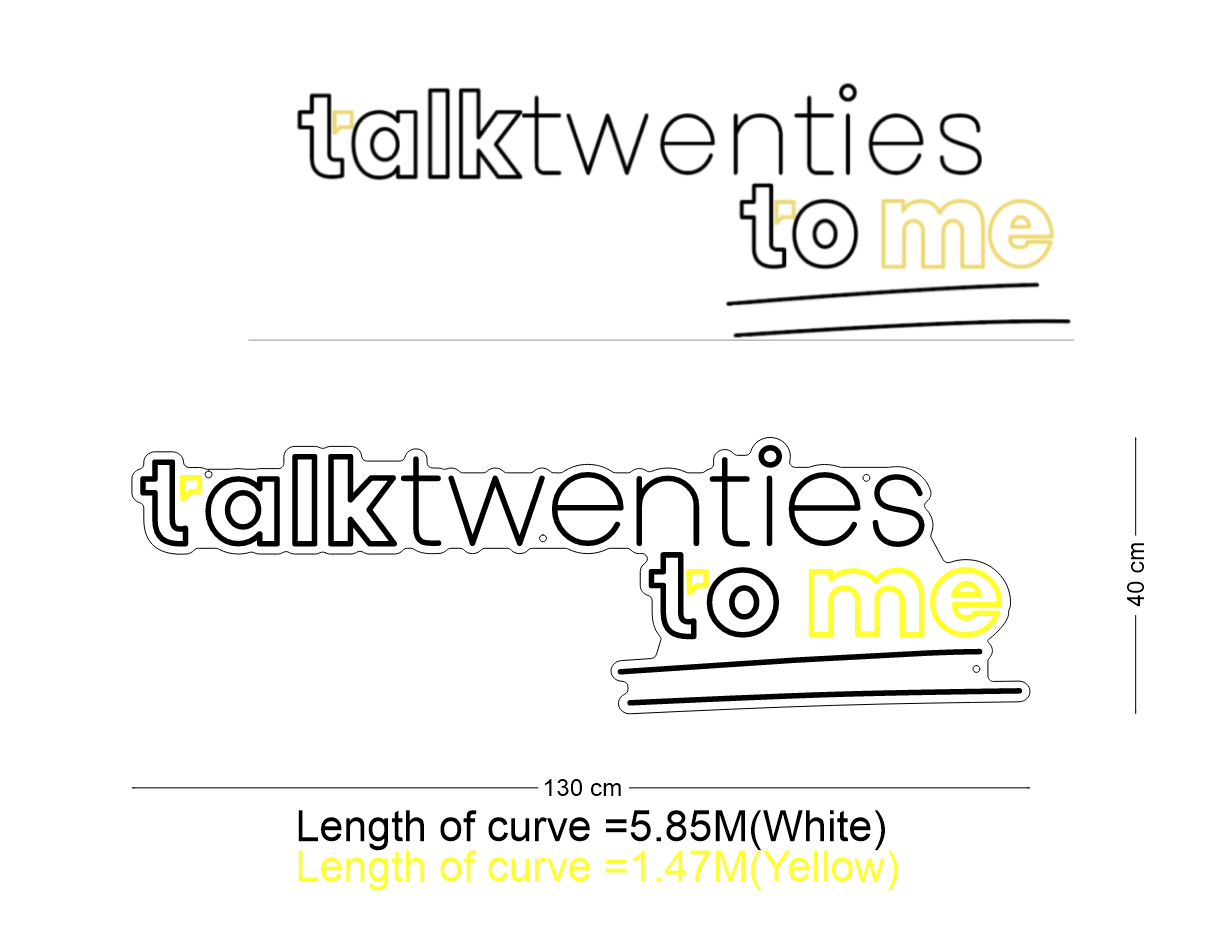 Custom Neon: Talk Twenties