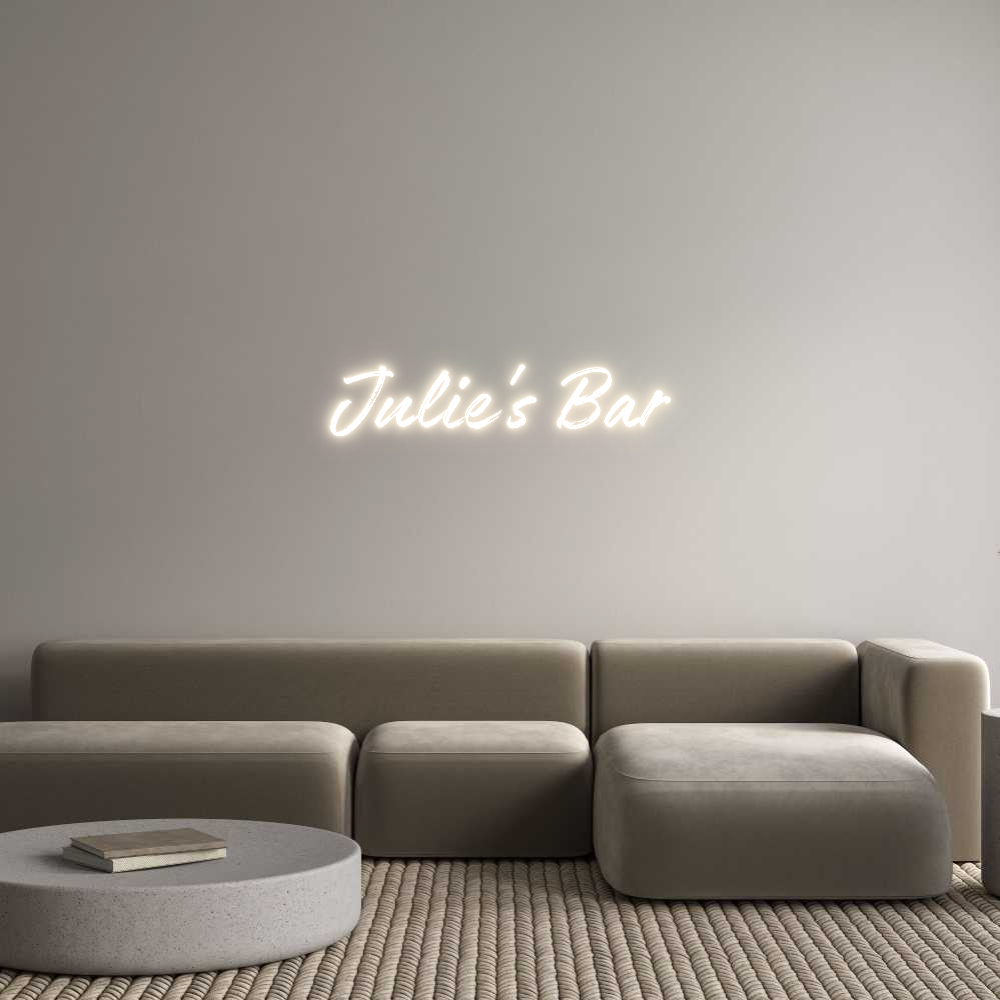 Custom Neon: Julie's Bar