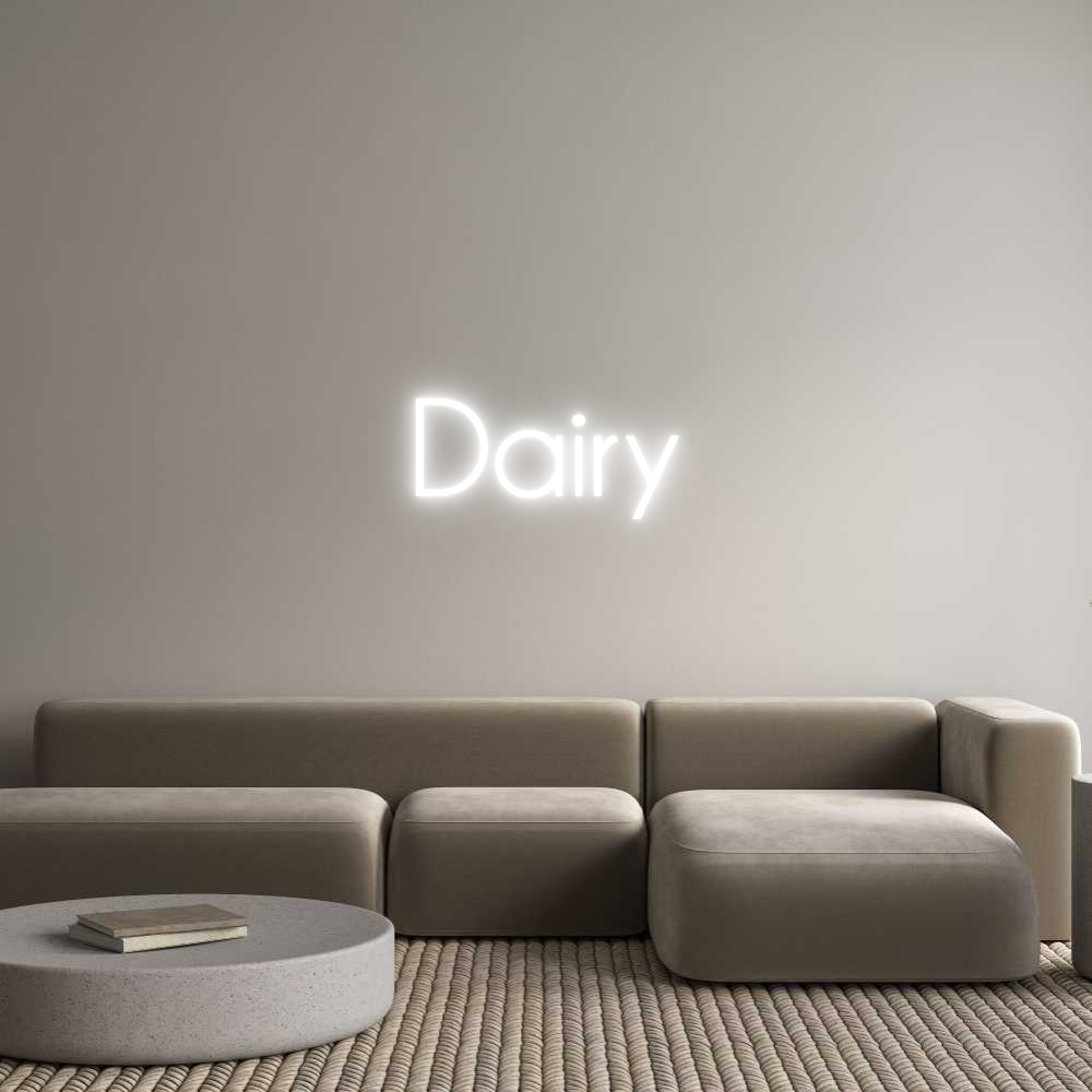Custom Neon: Dairy