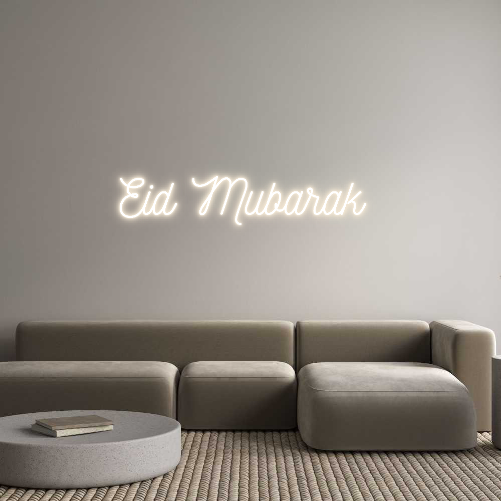 Custom Neon: Eid Mubarak