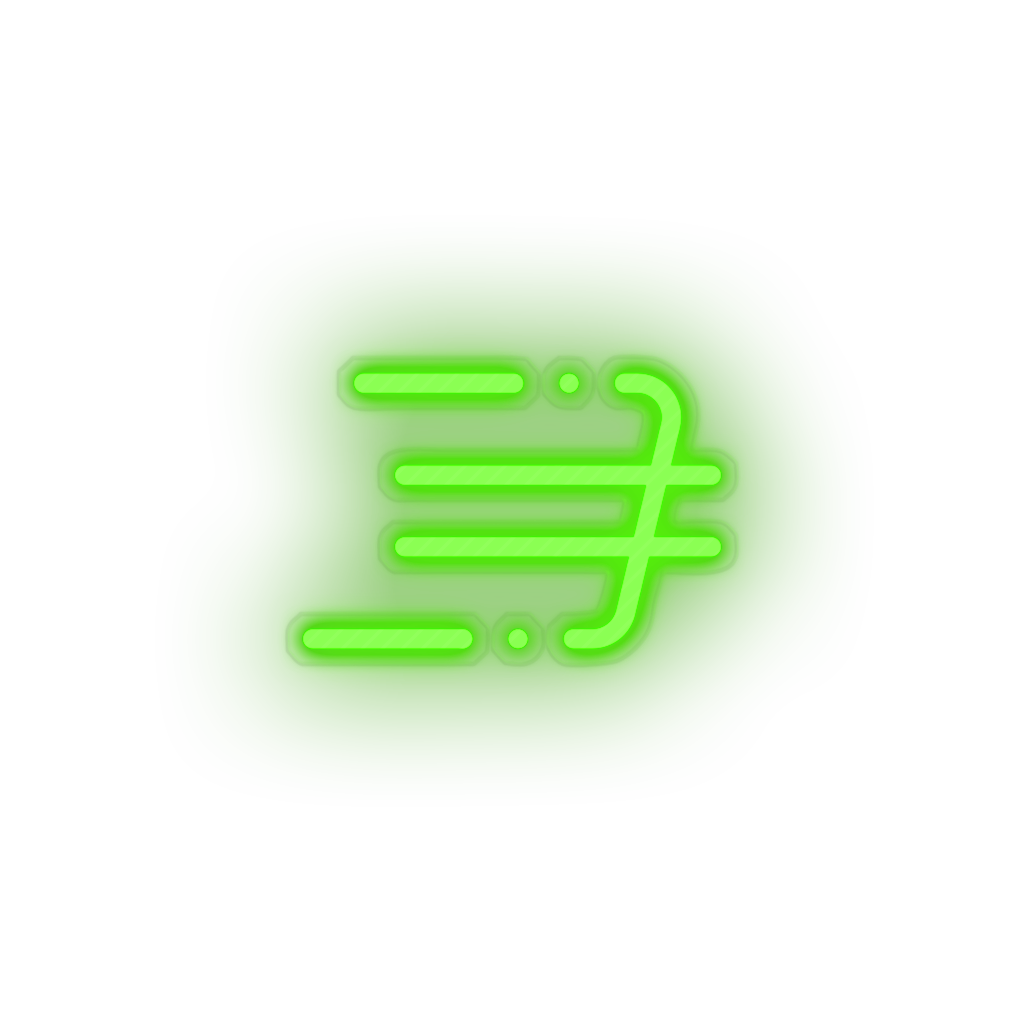 green 230_daxx_coin_crypto_crypto_currency led neon factory