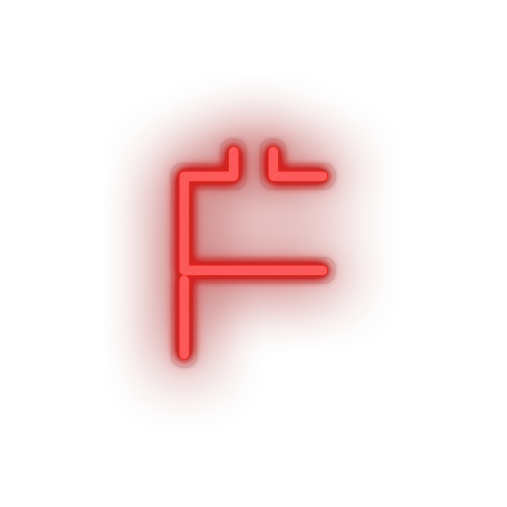 red 231_first_coin_coin_crypto_crypto_currency led neon factory