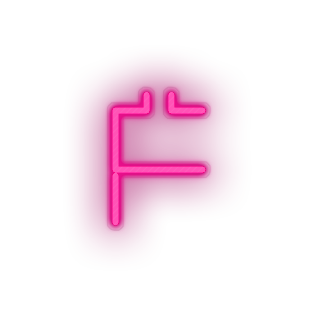 pink 231_first_coin_coin_crypto_crypto_currency led neon factory