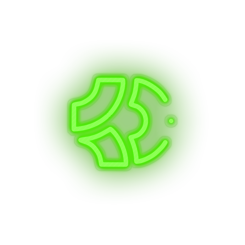green 236_game_credits_coin_crypto_crypto_currency led neon factory
