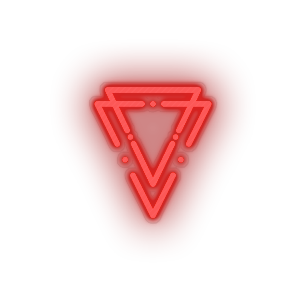 red 237_verge_coin_crypto_crypto_currency led neon factory