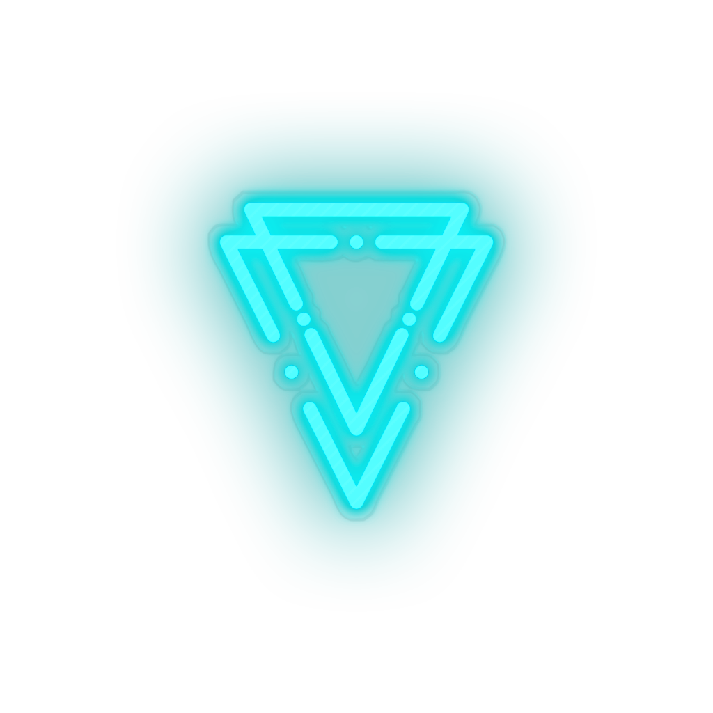 ice_blue 237_verge_coin_crypto_crypto_currency led neon factory